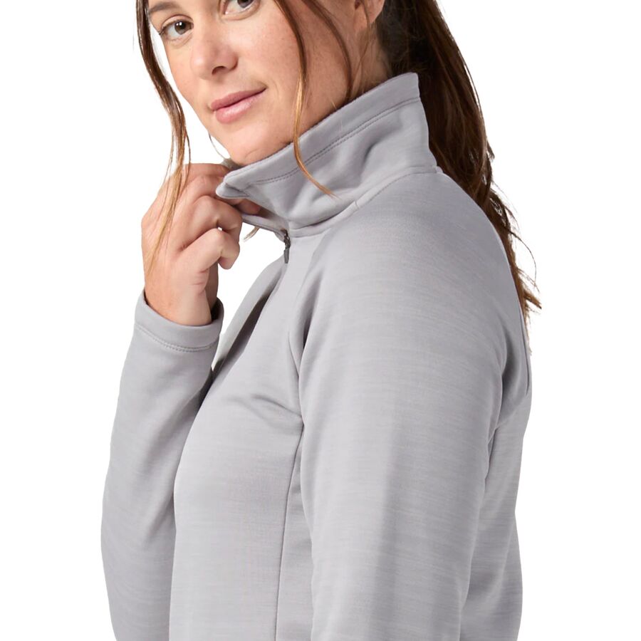 STIO Glide Power Stretch 1/2-Zip Pullover - Women's Alloy Heather