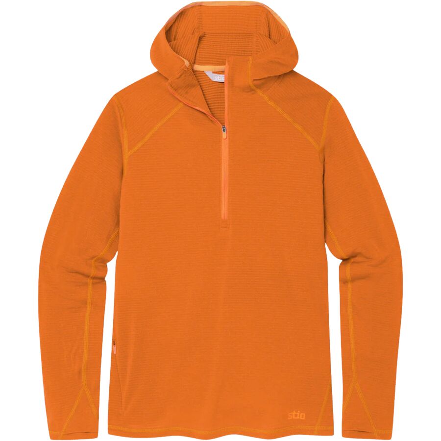 STIO Trax Power Grid 1/2-Zip Hoodie - Women's Bonfire