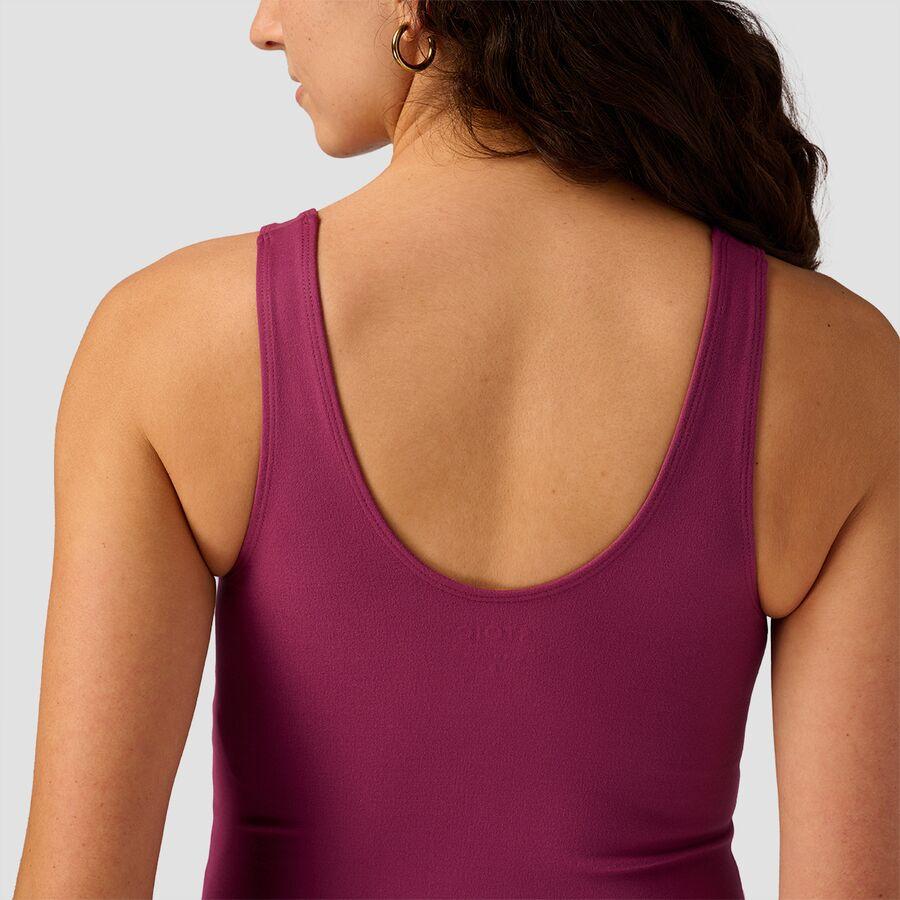 Stoic Bike Short One-Piece - Women's Amaranth