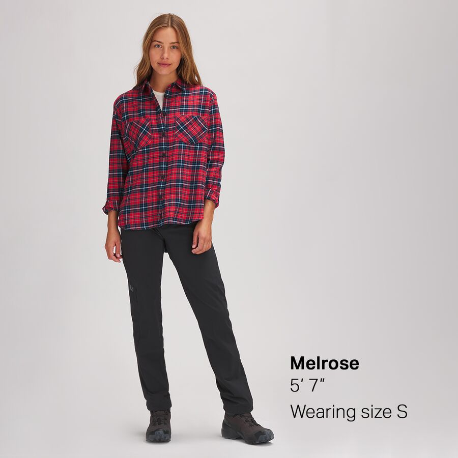 Stoic Daily Flannel - Women's Cherry Plaid