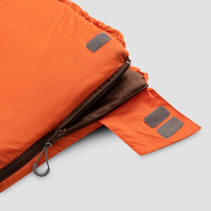 Stoic Groundwork Single Sleeping Bag: 20F Synthetic Tigerlily/Potting Soil