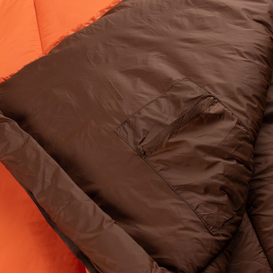 Stoic Groundwork Single Sleeping Bag: 20F Synthetic Tigerlily/Potting Soil
