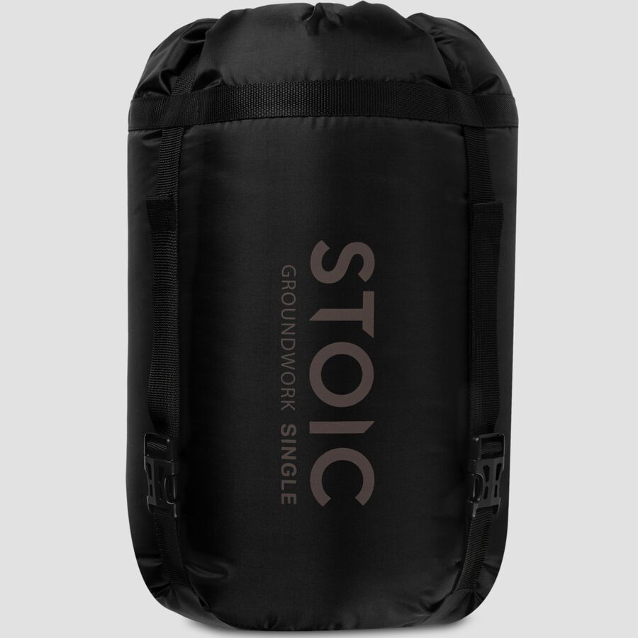 Stoic Groundwork Single Sleeping Bag: 20F Synthetic Tigerlily/Potting Soil