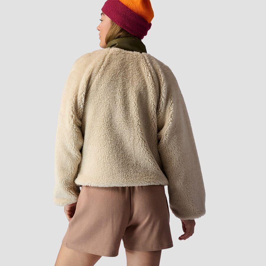 Stoic MTN High-Pile Fleece Jacket - Women's Oatmeal