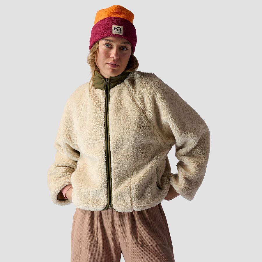Stoic MTN High-Pile Fleece Jacket - Women's Oatmeal