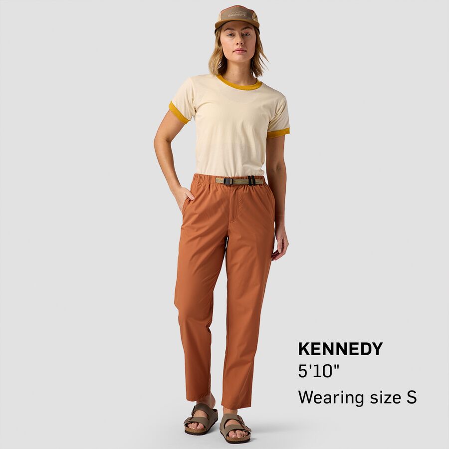 Stoic Ringer Short-Sleeve T-Shirt - Women's Cream/Mustard