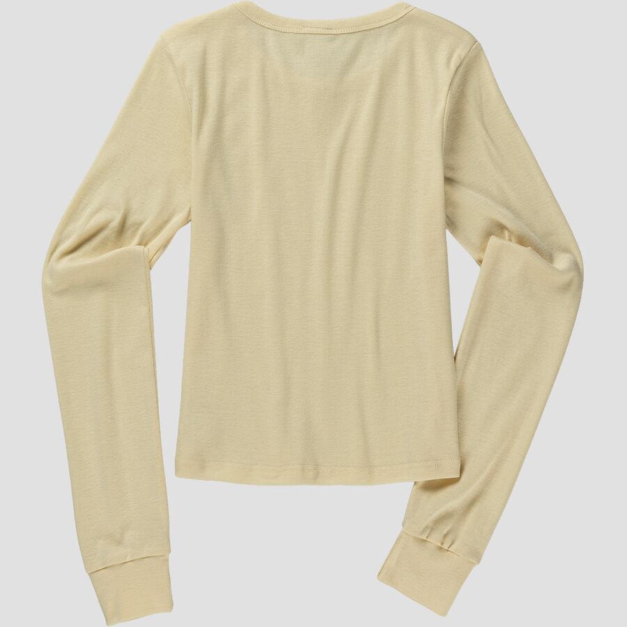Stoic Rosette Long-Sleeve T-Shirt - Women's Cream