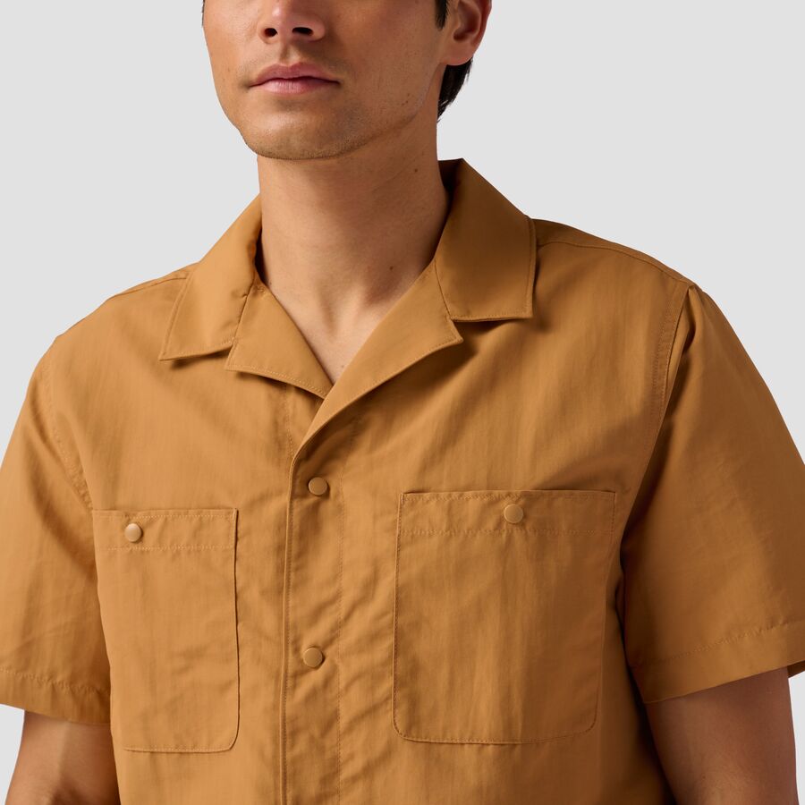 Stoic Utility Button Up Short-Sleeve Shirt - Men's Brown Sugar