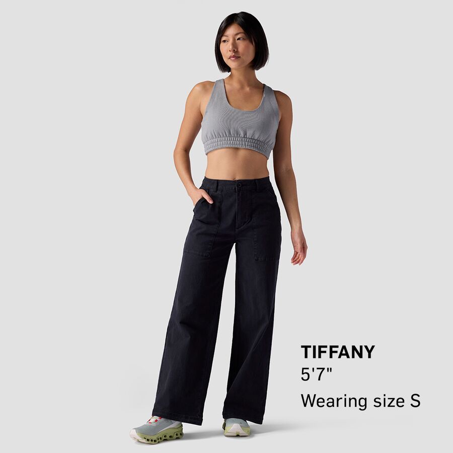 Stoic Vintage Gym Bralette - Women's Heathered Monument