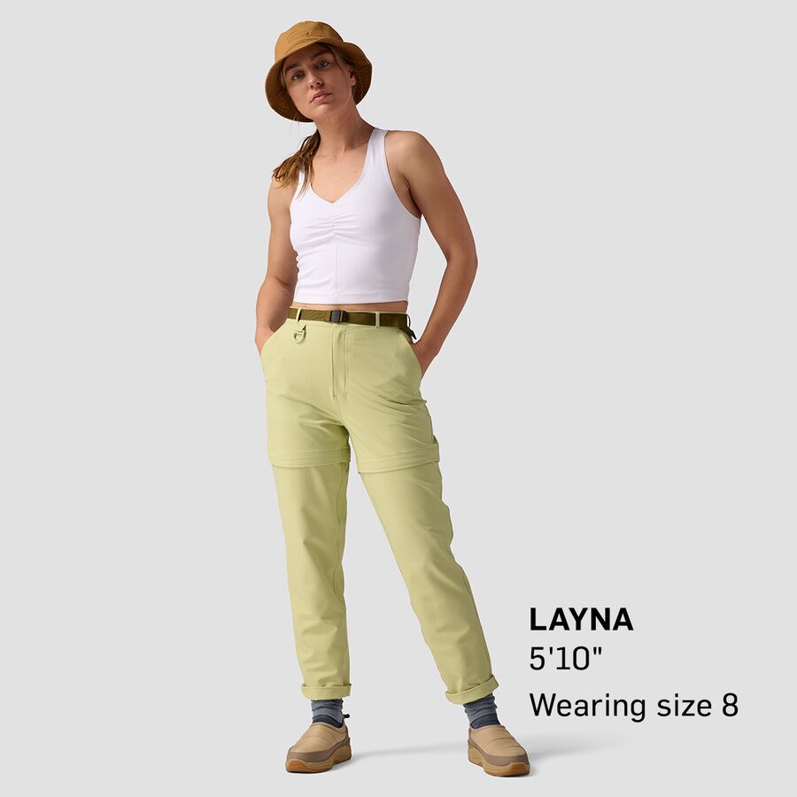 Stoic Wander Zip-Off Pant - Women's Margarita