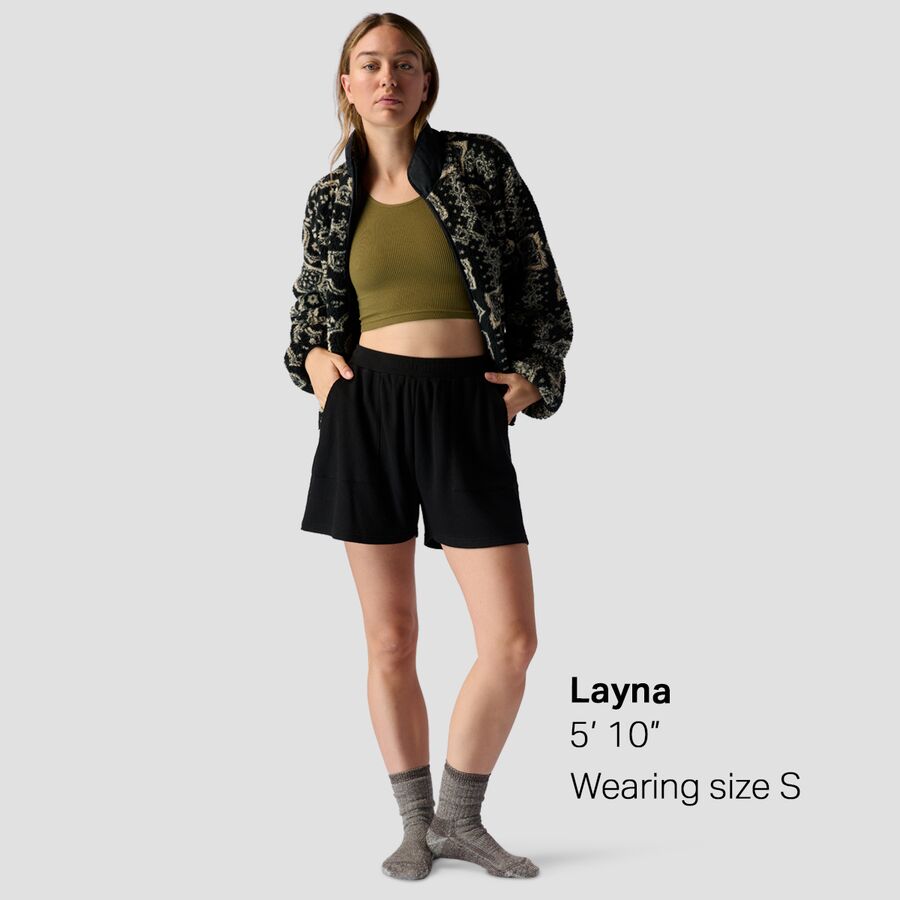 Stoic Wicking Waffle Short - Women's Stretch Limo