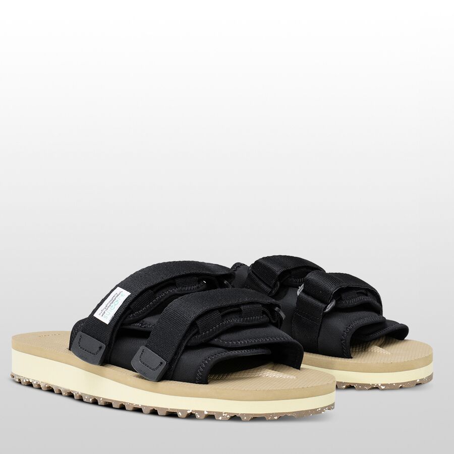Suicoke Moto Cab Eco Sandal - Men's Black/Beige