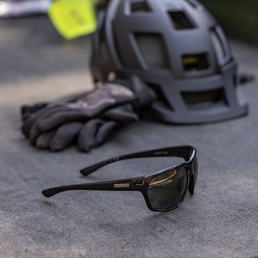 Suncloud Polarized Optics Boone Polarized Sunglasses Black/Polar Grey