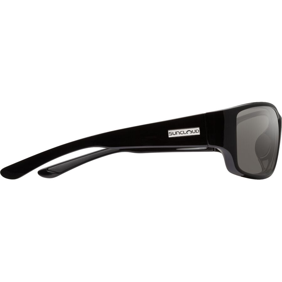 Suncloud Polarized Optics Hull Polarized Sunglasses Black/Polarized Gray