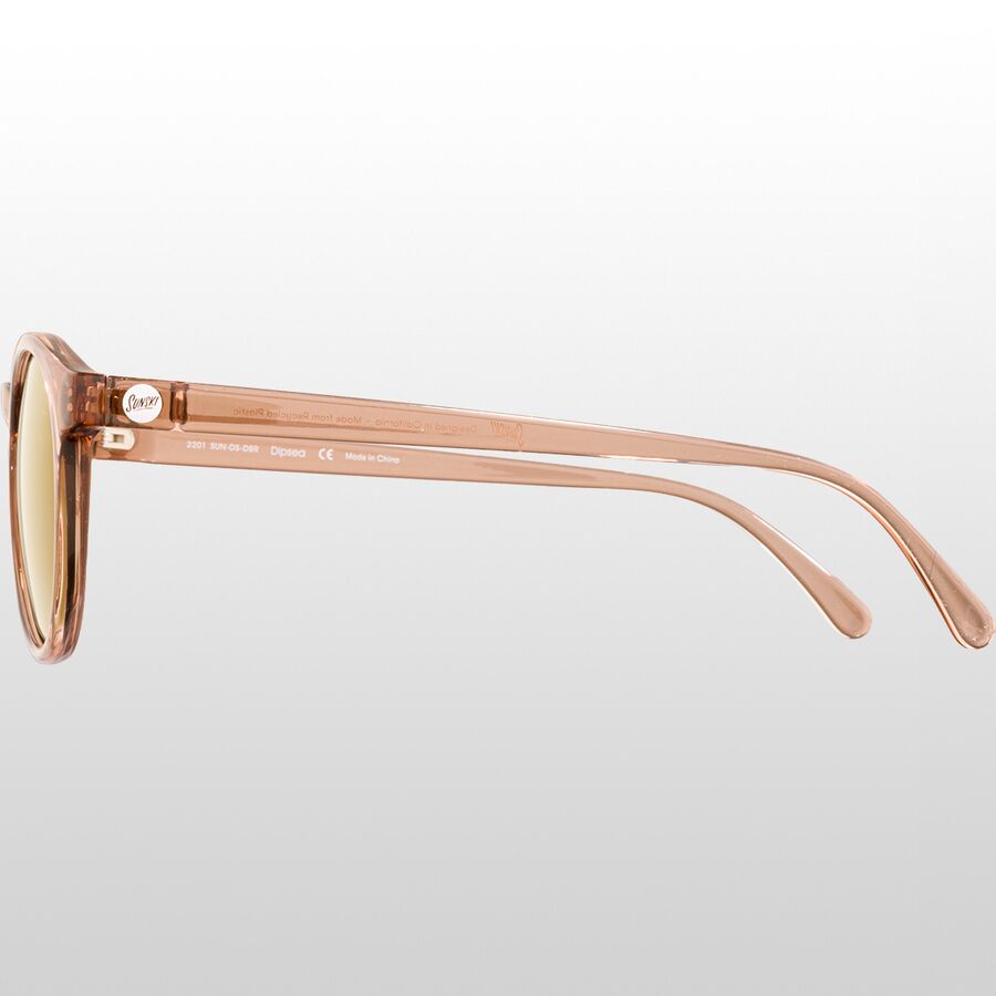 Sunski Dipsea Polarized Sunglasses Champagne Brown
