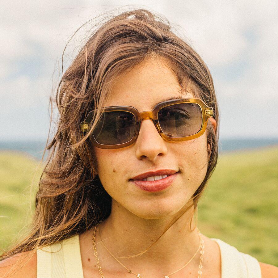 Sunski Lago Polarized Sunglasses Seaweed Forest Fade