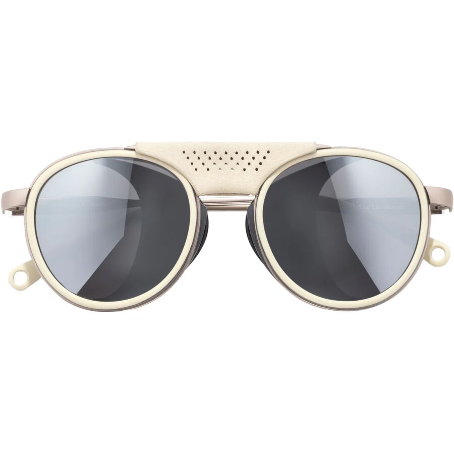 Sunski Strada Polarized Sunglasses Ivory Silver