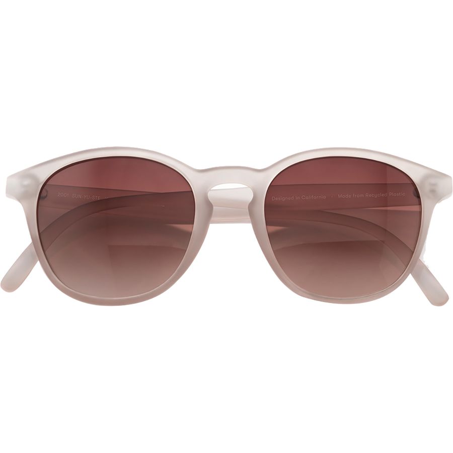 Sunski Yuba Polarized Sunglasses Stone Terra Fade