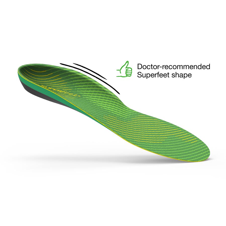 Superfeet Run Support High Arch V2 Footbed Citron