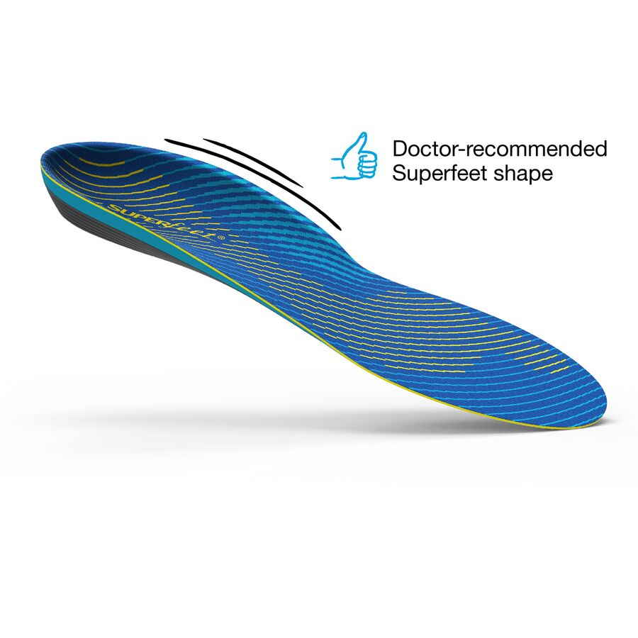 Superfeet Run Support Medium Arch V2 Footbed Bolt