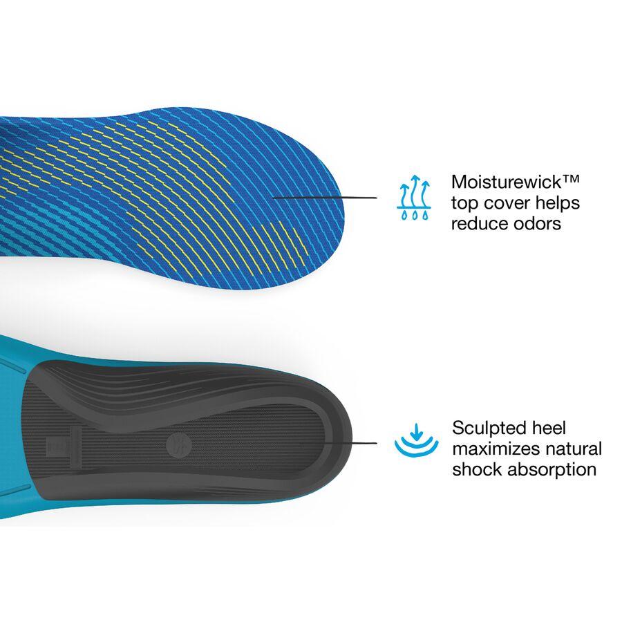 Superfeet Run Support Medium Arch V2 Footbed Bolt