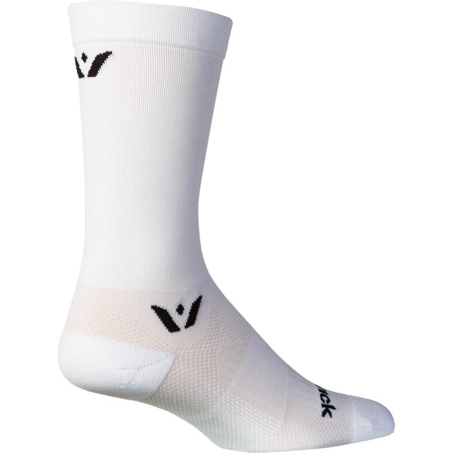 Swiftwick Aspire Crew Sock Navy White Stripe