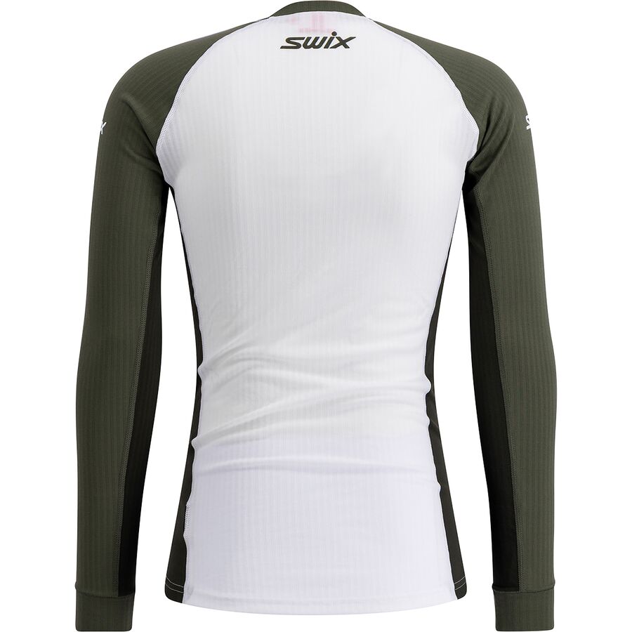 Swix RaceX Classic Long-Sleeve Top - Men's Bright White/ Olive