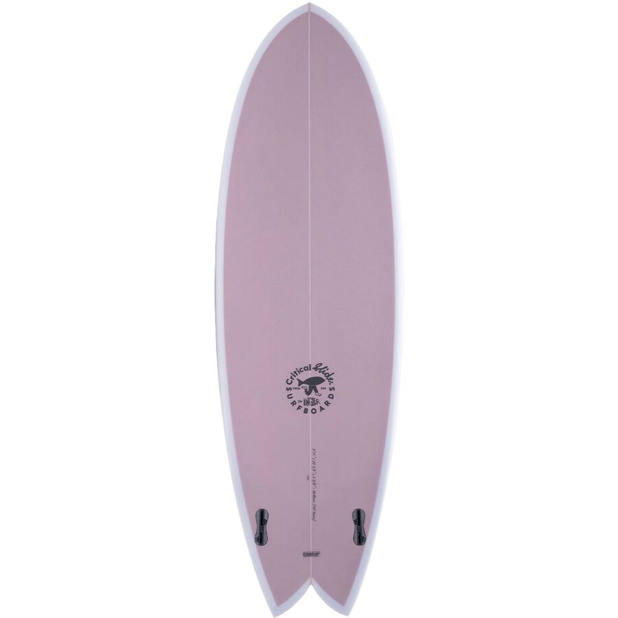 The Critical Slide Society Angler Shortboard Surfboard Gray Lilac
