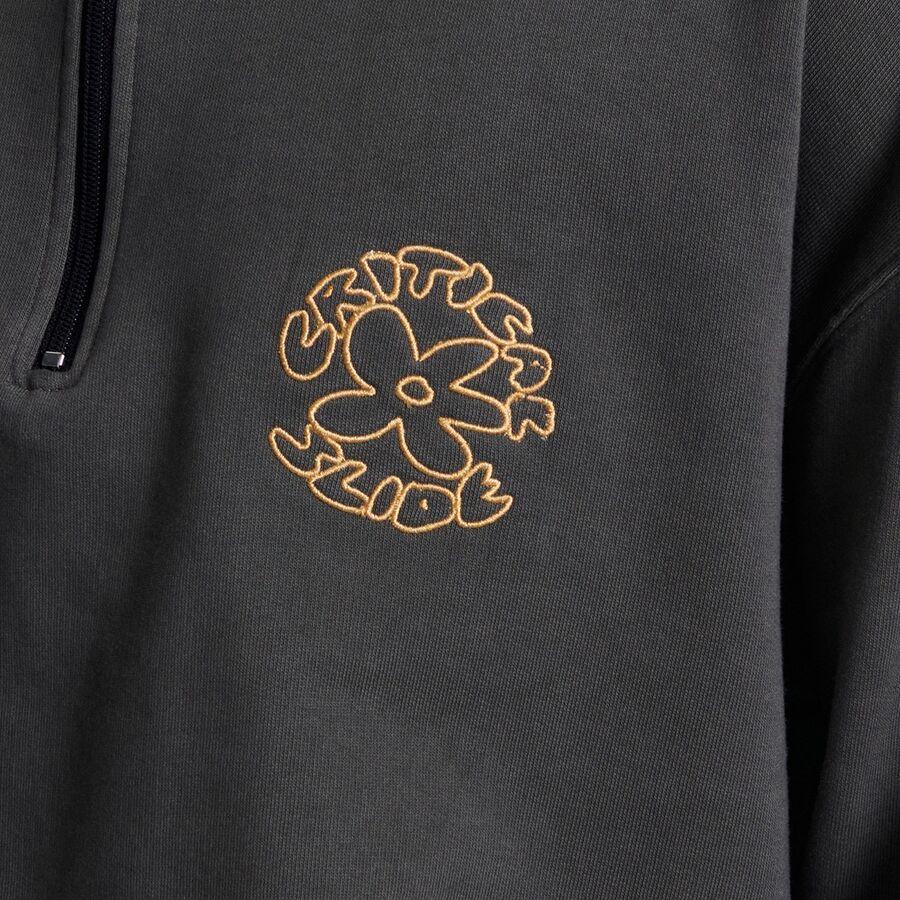 The Critical Slide Society Bloom 1/4-Zip Fleece - Men's Ashphalt