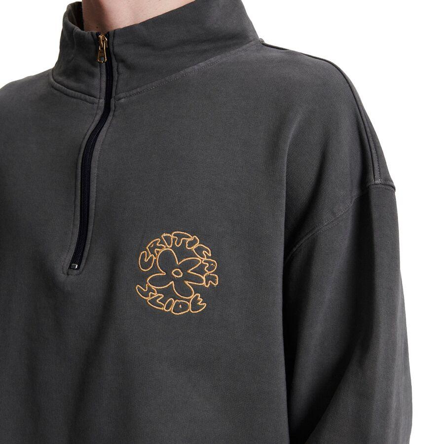 The Critical Slide Society Bloom 1/4-Zip Fleece - Men's Ashphalt