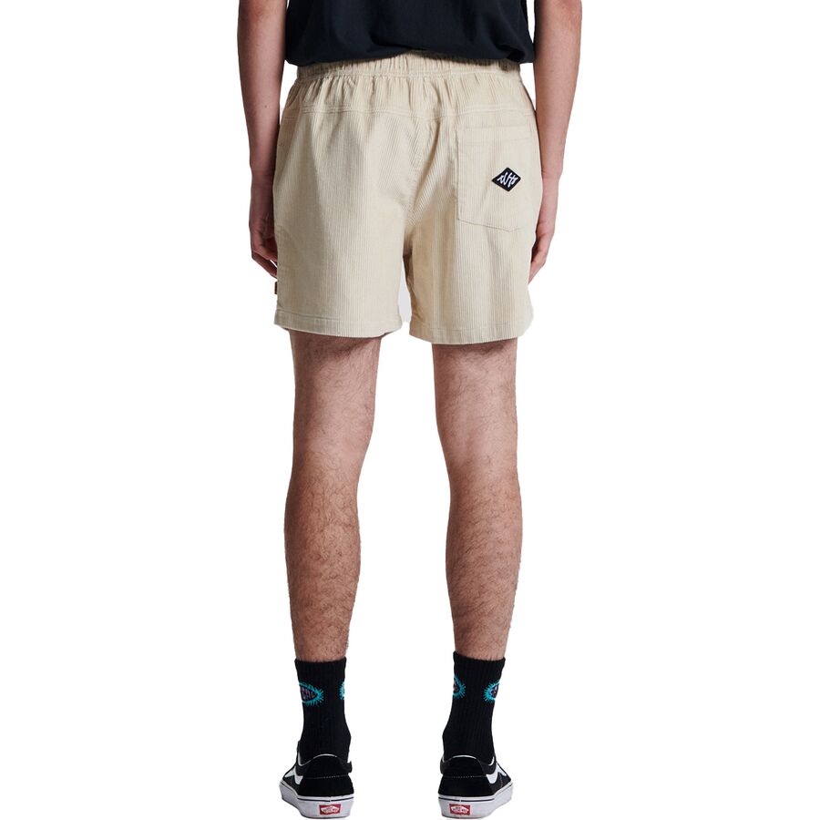The Critical Slide Society Fever Cord Short - Men's Ecru