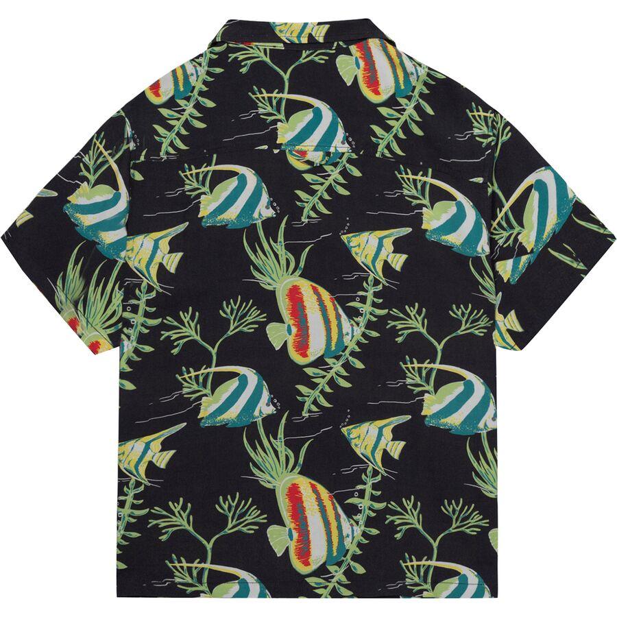 The Critical Slide Society Gilligan Short-Sleeve Resort Shirt - Men's Black