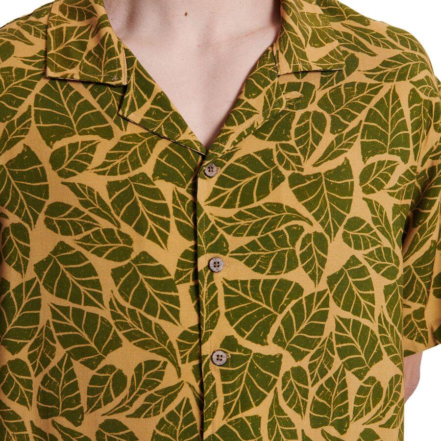 The Critical Slide Society Scrub Short-Sleeve Resort Shirt - Men's Tan