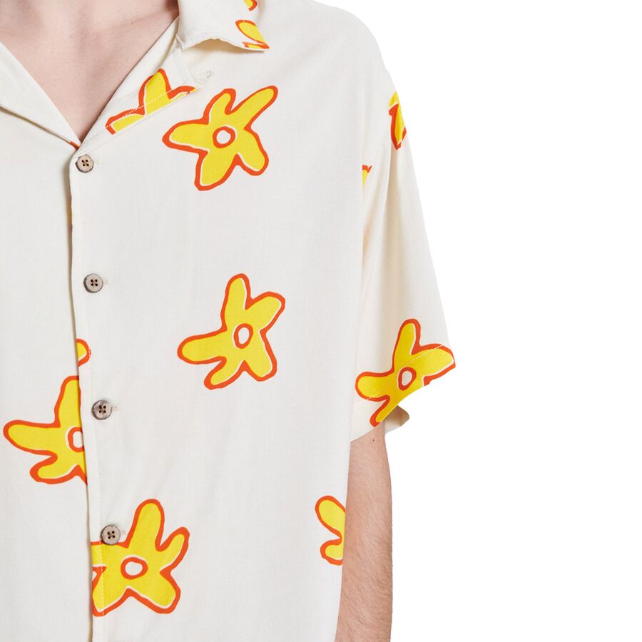 The Critical Slide Society Seeker Short-Sleeve Resort Shirt - Men's White