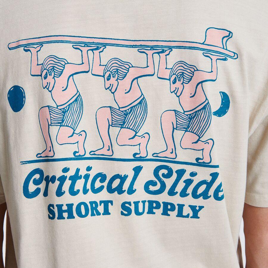 The Critical Slide Society Short Supply T-Shirt - Men's Bone