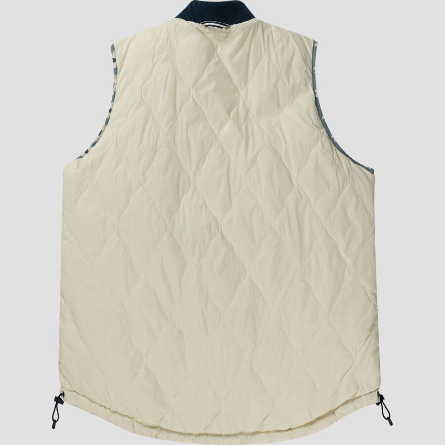 The Great Outdoors The Reverisible Ultra Light Down Vest - Women's Falling Daisy & Cream