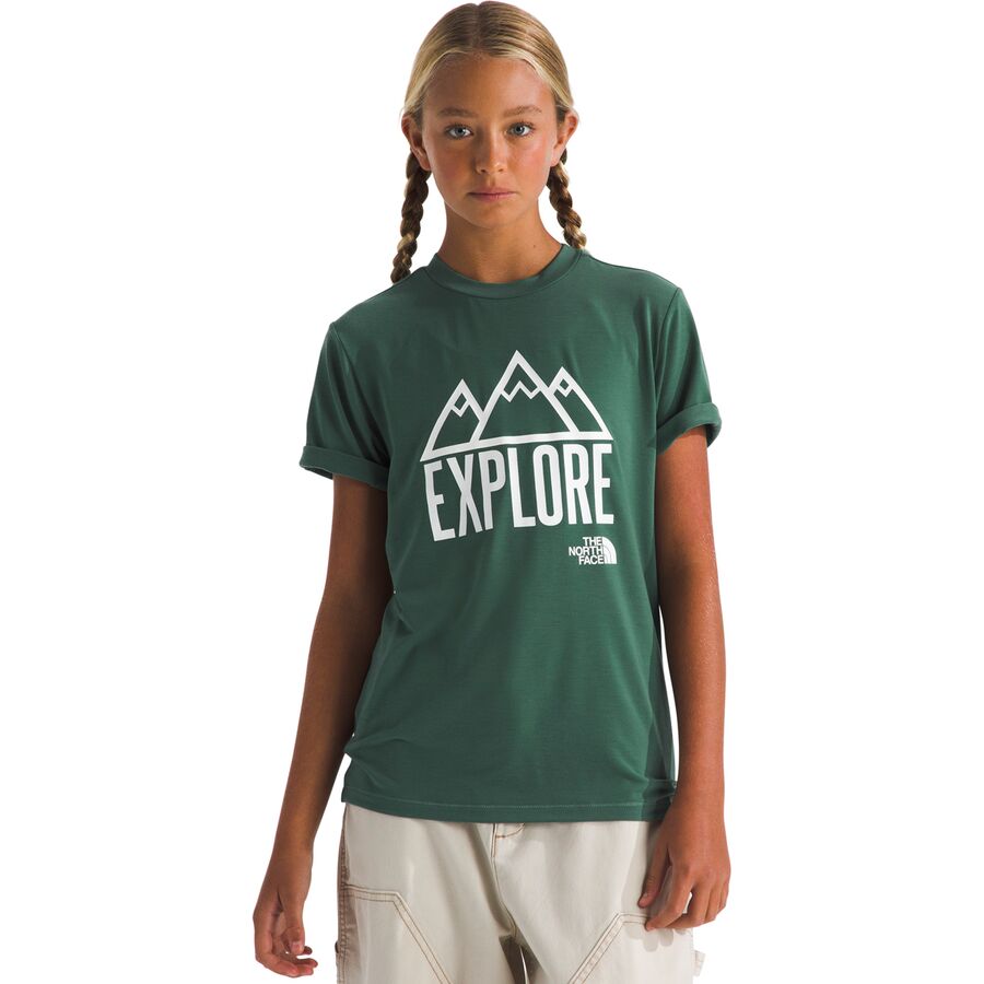 The North Face Adventure Short-Sleeve Graphic T-Shirt - Kids' Duck Green