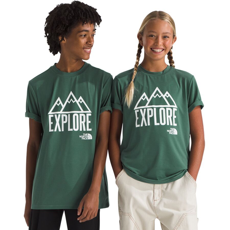 The North Face Adventure Short-Sleeve Graphic T-Shirt - Kids' Duck Green