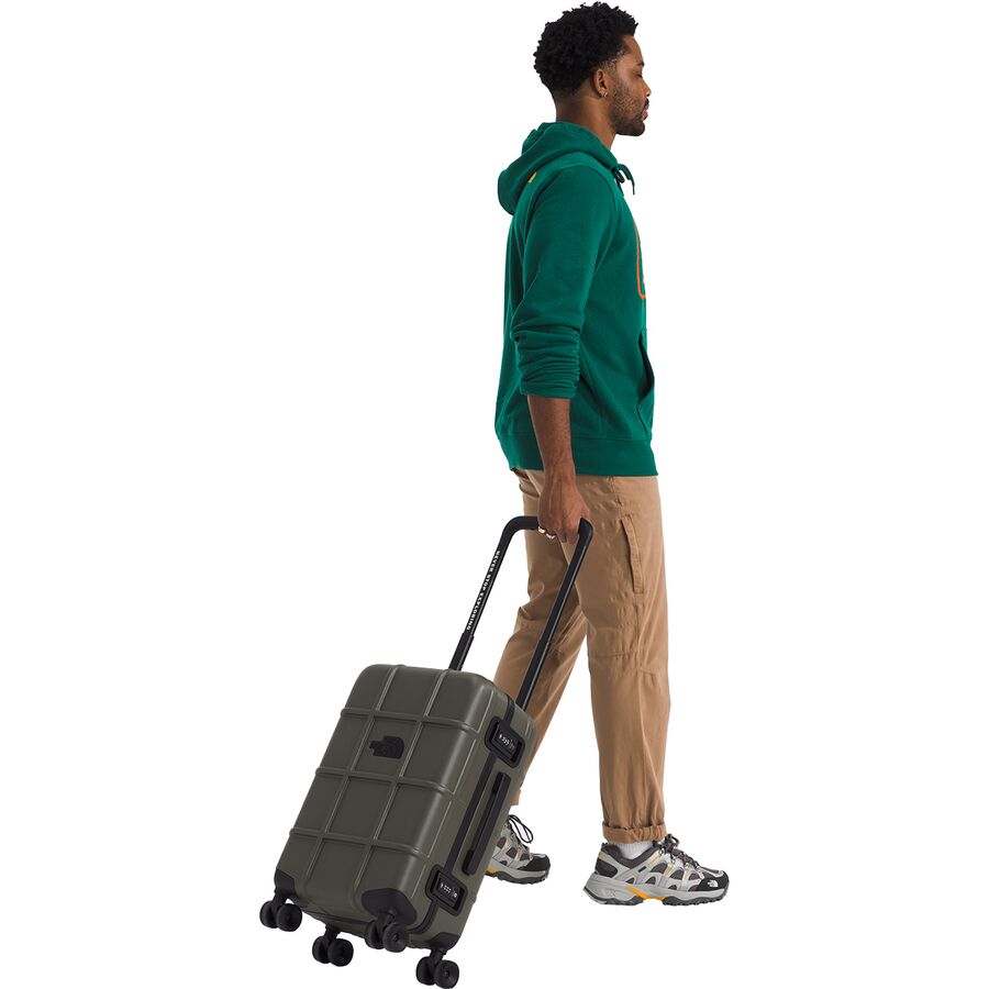 The North Face All Weather 4-Wheeler 22in Roller Luggage New Taupe Green/TNF Black-NPF