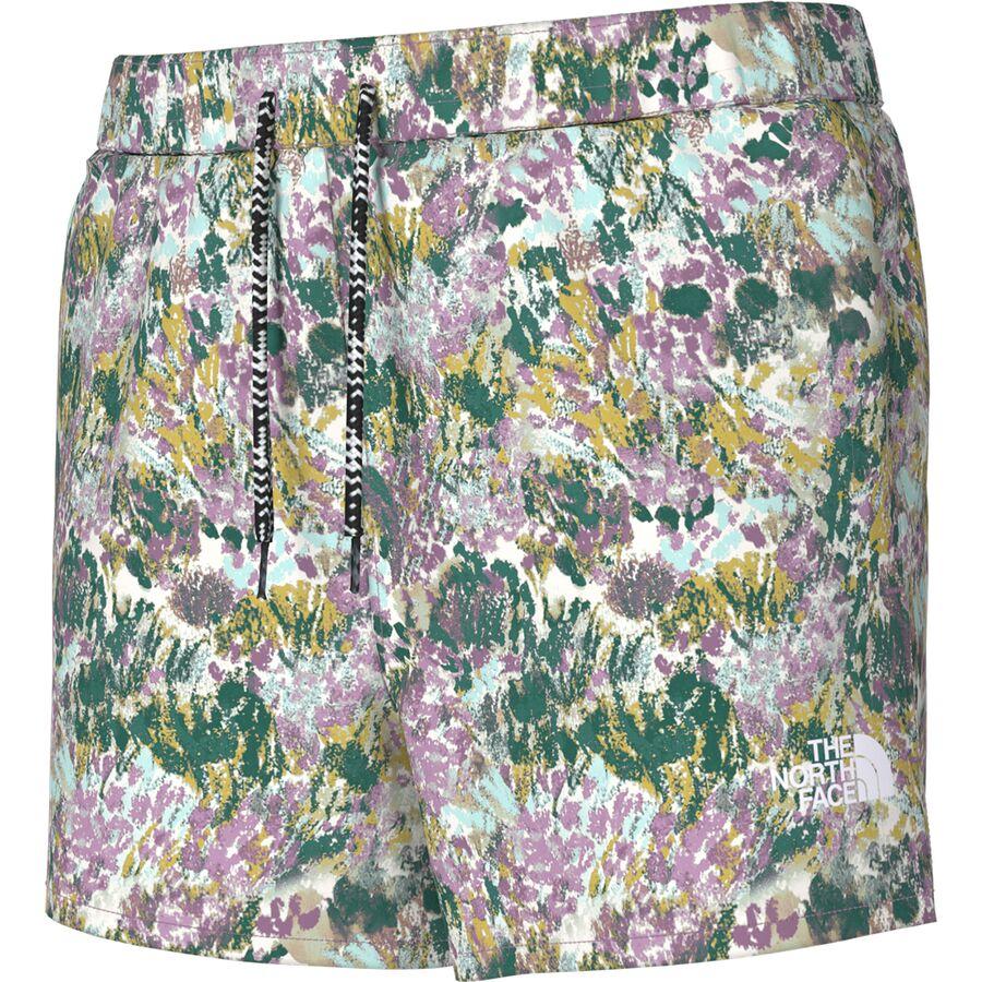 The North Face Amphibious Class V Short - Girls' Mineral Purple Maze Floral Print