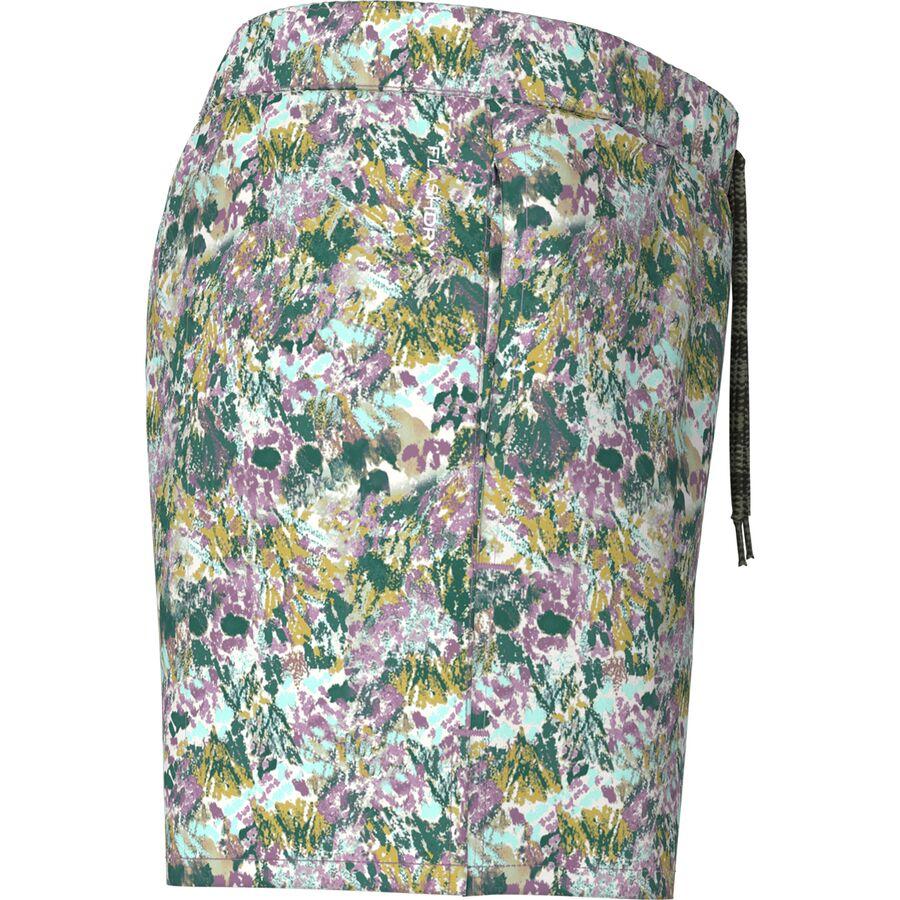 The North Face Amphibious Class V Short - Girls' Mineral Purple Maze Floral Print