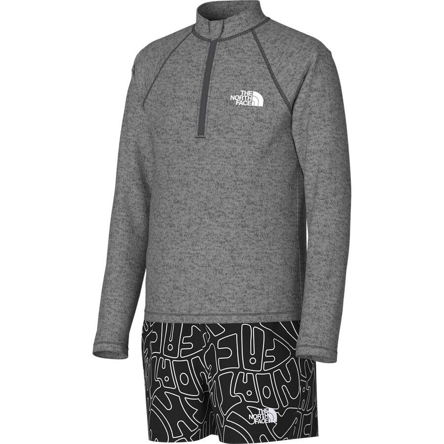 The North Face Amphibious Sun Set - Toddlers' TNF Grey Heather/TNF Black Wavy Brand Proud Phantom Print