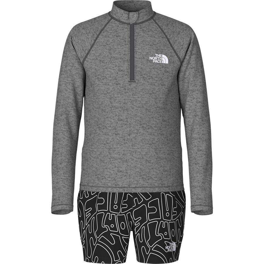 The North Face Amphibious Sun Set - Toddlers' TNF Grey Heather/TNF Black Wavy Brand Proud Phantom Print