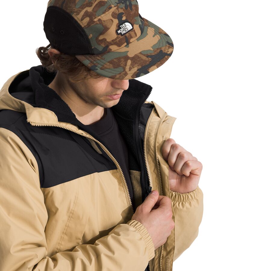 The North Face Antora Triclimate Jacket - Men's Khaki Stone/TNF Black