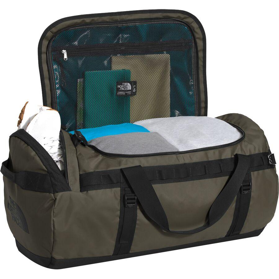The North Face Base Camp L 95L Duffel Bag New Taupe Green/TNF Black-NPF
