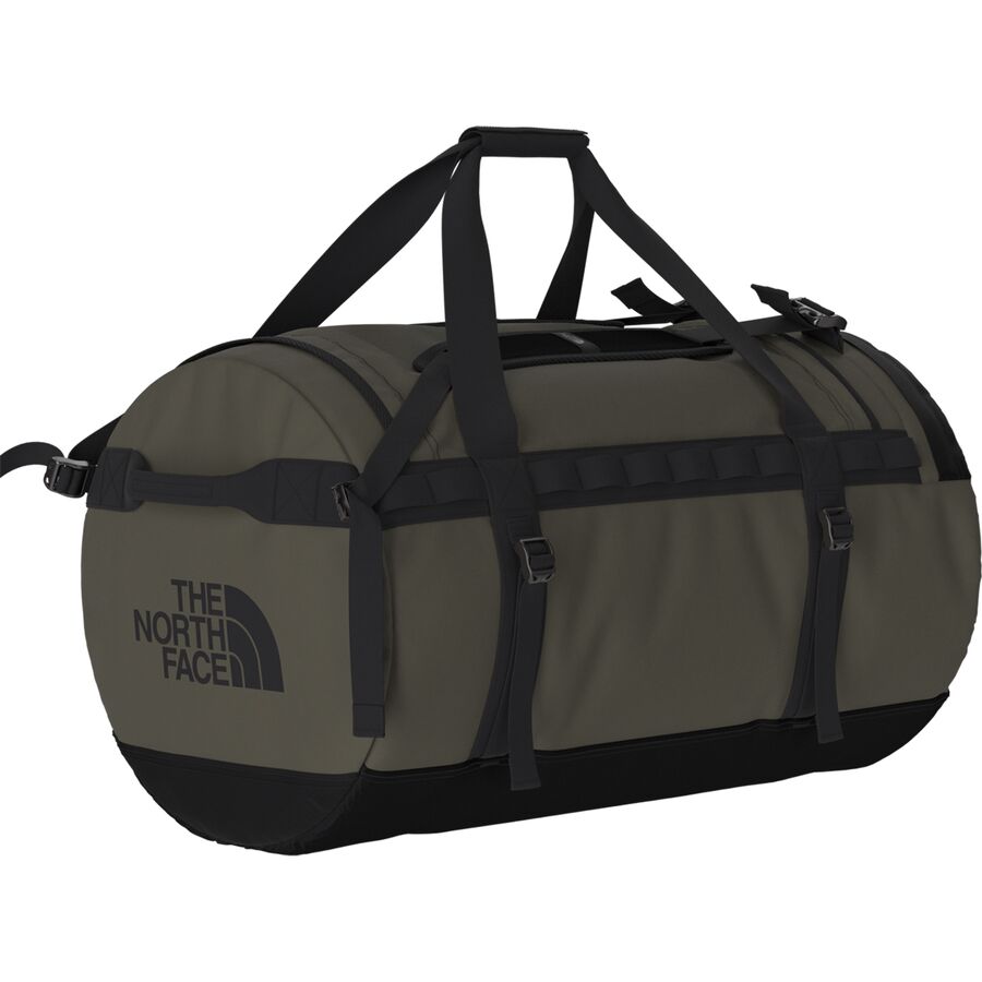 The North Face Base Camp L 95L Duffel Bag New Taupe Green/TNF Black-NPF