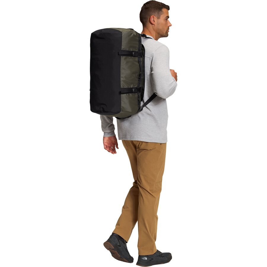 The North Face Base Camp S 50L Duffel Bag New Taupe Green/TNF Black-NPF