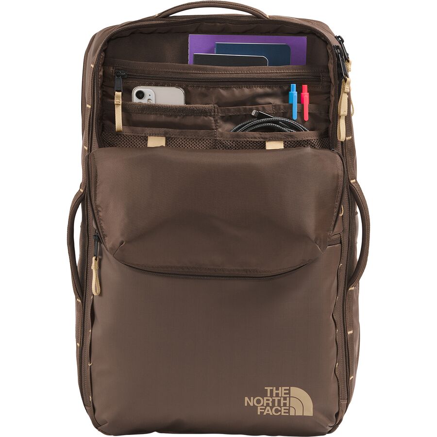 The North Face Base Camp Voyager Daypack - 35L Smokey Brown/Khaki Stone