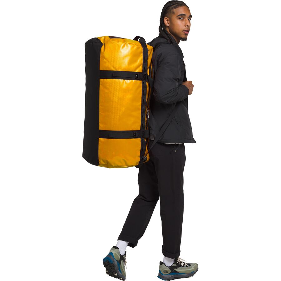 The North Face Base Camp XL 132L Duffel Bag Summit Gold/TNF Black-NPF