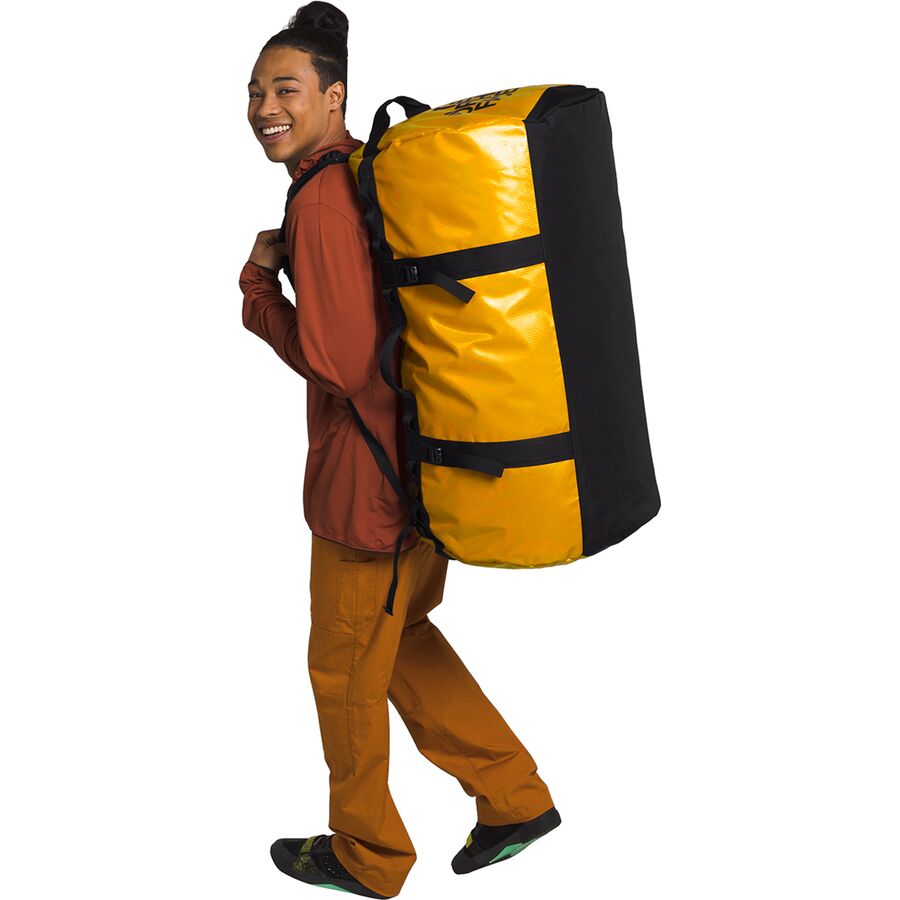 The North Face Base Camp XXL 150L Duffel Bag Summit Gold/TNF Black-NPF